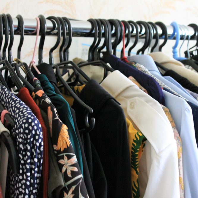 portant à vêtements